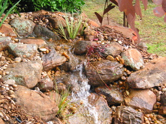 Waterfall Backyard Natural Stone Garden Pond Perfect Addition To Your Landscape